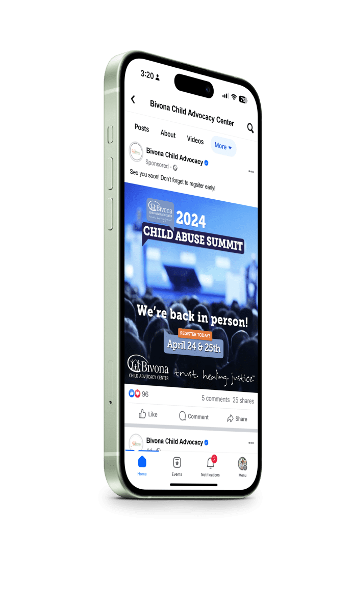 Bivona Child Advocacy Mobile Screen