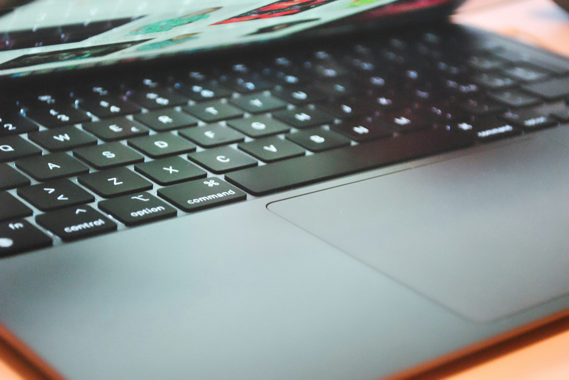 A closed laptop