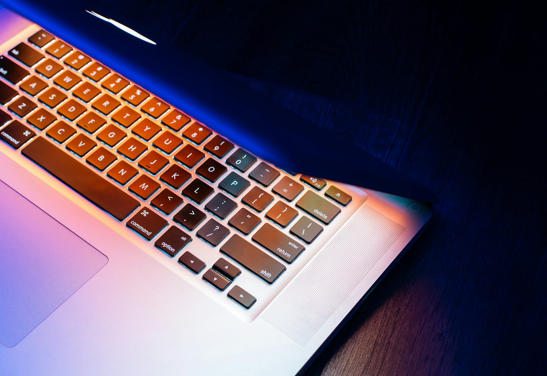 A closed laptop